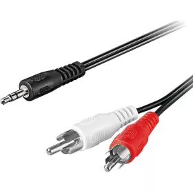 3.5 mm Jack - 2x RCA kábel 3 m Goobay