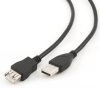 USB 2.0 hosszabbító kábel 1.80 m Gembird