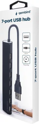  7 portos USB 2.0 HUB Gembird 