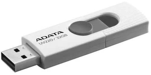 32 GB USB 2.0 pendrive ADATA UV220  fehér