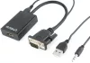 VGA-HDMI átalakító kábel 15 cm Cablexpert