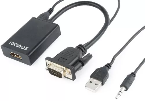 VGA-HDMI átalakító kábel 15 cm Cablexpert