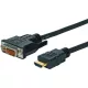 HDMI/DVI-D  kábel 1.0 m Vivolink szürke