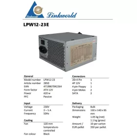 420W tápegység LinkWorld LPW12-23E