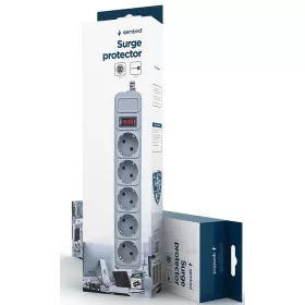   Hálózati elosztó 5-ös (földelt) 3m túlfeszültségvédős Gembird