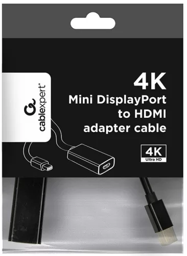 Mini DisplayPort/HDMI 4K 15 cm kábel Cablexpert 
