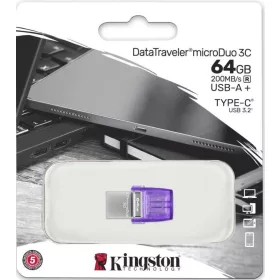   64 GB  USB 3.2 (A/Type-C) pendrive Kingston DataTraveler microDuo 3C
