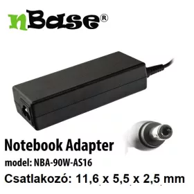 Laptop töltő utángyártott 90W nBase  (Asus, Toshiba)