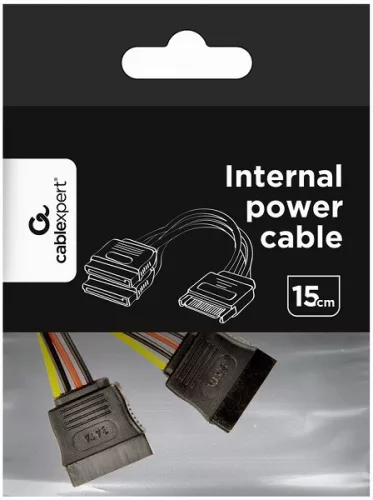 SATA Y tápkábel Cablexpert