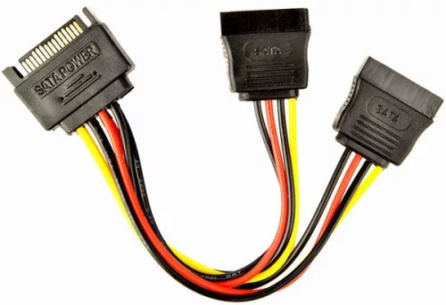 SATA Y tápkábel Cablexpert