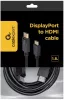 DisplayPort-HDMI kábel 1.8 m Cablexpert 