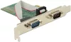 PCIe x1 kártya 2 x Soros RS-232 Delock 89557