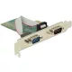 PCIe x1 kártya 2 x Soros RS-232 Delock 89557
