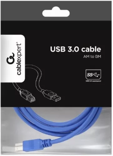 USB 3.0 A-B kábel 1.8 m Cablexpert