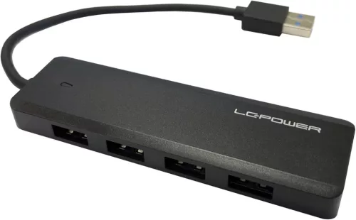 4 portos USB-C 3.2 Hub LC Power LC-HUB-U3-4-V2 