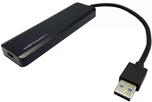 4 portos USB-C 3.2 Hub LC Power LC-HUB-U3-4-V2 