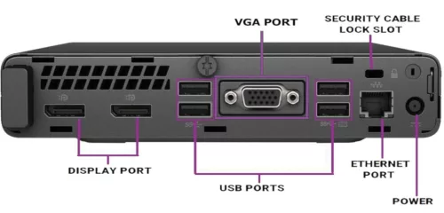 HP ProDesk 400 G4 (D-SUB) Desktop Mini számítógép
