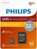 32 GB MicroSD kártya Philips