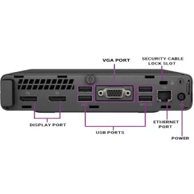 HP ProDesk 400 G4 (D-SUB) Desktop Mini számítógép