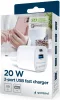 Telefon töltő 20W Gembird 20W TA-UC-PDQC20-W-01