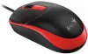 Genius DX-123 piros-fekete vezetékes egér