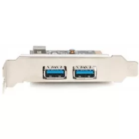 USB 3.0 PCIe kártya 2x port Sunix USB2302 low profile