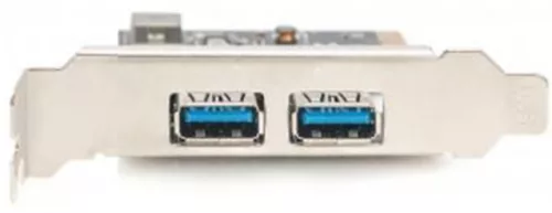 USB 3.0 PCIe kártya 2x port Sunix USB2302 low profile