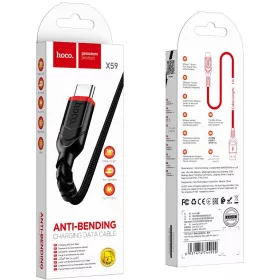 USB 2.0 Type-C töltőkábel 1m Hoco X59