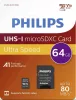 64 GB MicroSD kártya Philips