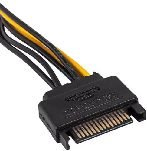 SATA/PCI-Express 6+2 pin átalakító kábel Akyga AK-CA-80