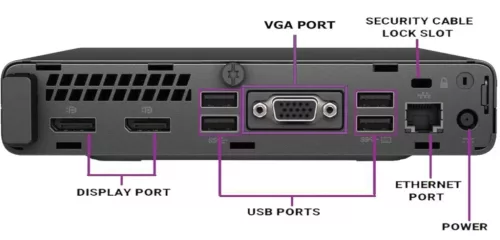 HP ProDesk 400 G5 (D-SUB) Desktop Mini számítógép 