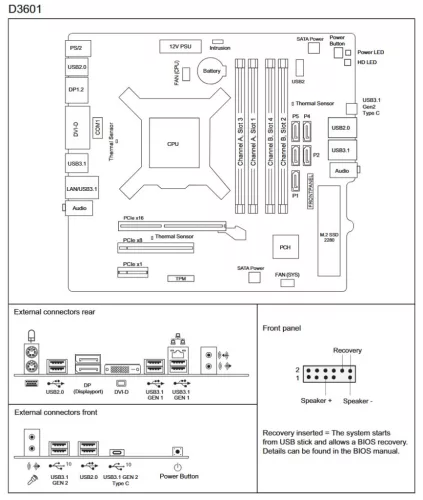 Fujitsu Esprimo P758 számítógép