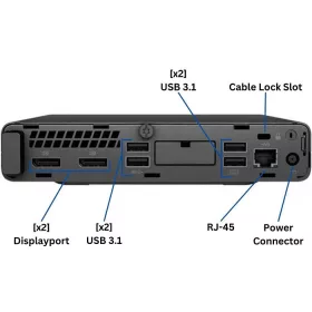 HP EliteDesk 800 G4 Desktop Mini számítógép