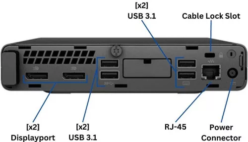 HP EliteDesk 800 G4 Desktop Mini számítógép