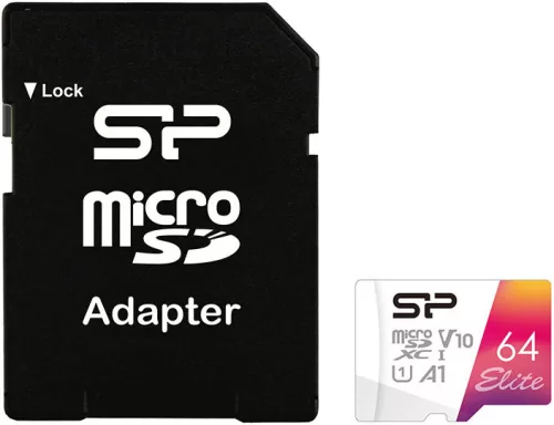 64 GB MicroSD kártya Silicon Power