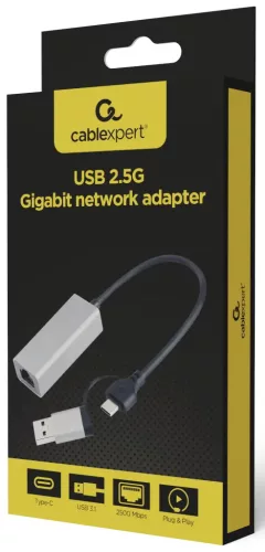 USB hálókártya Gigabit Gembird A-USB3AC-LAN-01