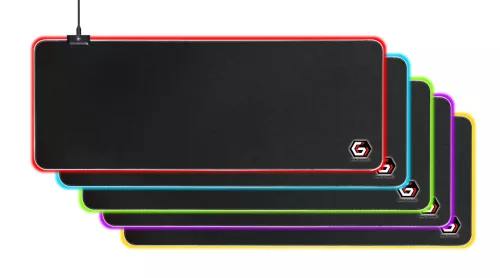RGB LED egérpad Gembird MP-GAMELED-L