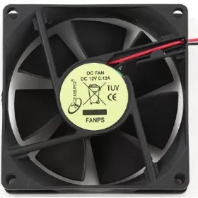 8 cm ház hűtő Gembird FANPS (3 PIN)