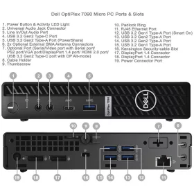  Dell Optiplex 7090 Micro számítógép 