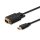 Savio CL-103 HDMI (apa)-VGA (apa) kábel 1.8 m