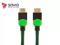 Savio GCL-03 HDMI kábel 1.8 m, zöld (XBOX)