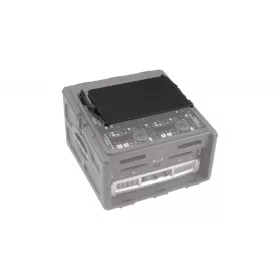   SKB laptop állvány – racksínre szerelhető kinyitható polc, 19" x 8U, fekete