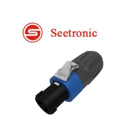   Seetronic SL4FX-N Speakon lengő dugó, 4 pólusú, univerzális kábelrögzítővel