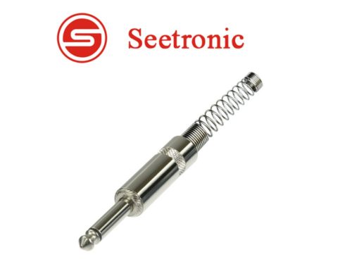 Seetronic ST224 Mono 6,3 Jack dugó, 7,5mm kábel átmérőig