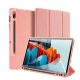 Samsung Galaxy Tab S7 Plus 12.4 / Tab S7 FE 12.4 / Tab S8 Plus 12.4, mappa tok, Trifold, érintőceruza tartó, Dux Ducis Domo, rózsaszín
