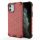 Xiaomi Mi 11 Ultra, Műanyag hátlap védőtok, közepesen ütésálló, légpárnás sarok, méhsejt minta, Wooze Honey, piros