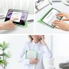 Samsung Galaxy Tab S7 11.0 / Tab S8 11.0, mappa tok, Trifold, légpárnás sarok, közepesen ütésálló, érintőceruza tartó, átlátszó hátlap, Dux Ducis Toby, rózsaszín