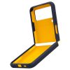 Samsung Galaxy Z Flip4 SM-F721B, Szilikon tok, közepesen ütésálló, légpárnás sarok, Spigen Caseology Nano Pop, sötétkék