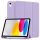 Apple iPad 10.9 (2022) / iPad 11 (2025), mappa tok, Apple Pencil tartóval, Smart Case, lila