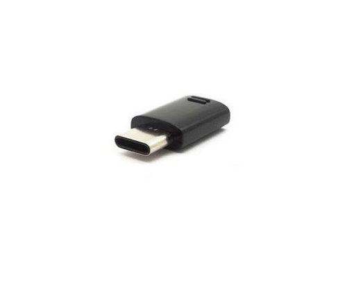 Adapter, USB Type-C - microUSB átalakító, Samsung, fekete, gyári